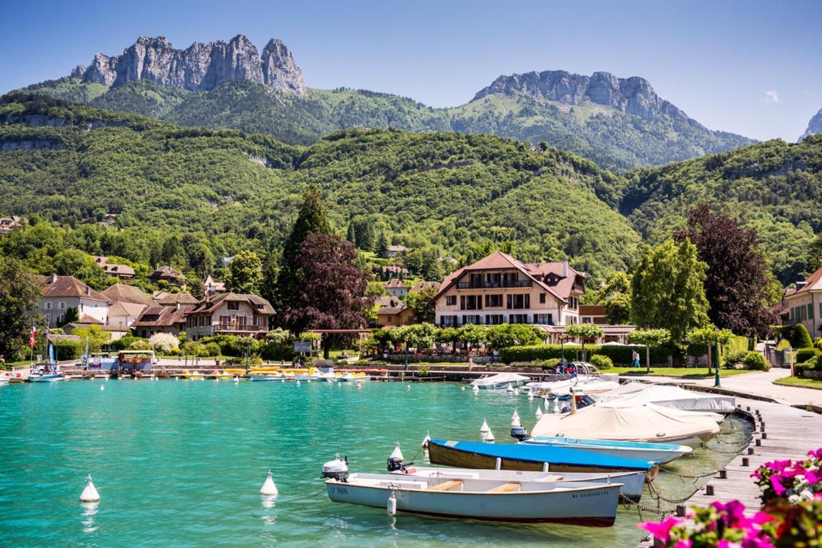 Hotel Le Cottage Bise Talloires Esterno foto