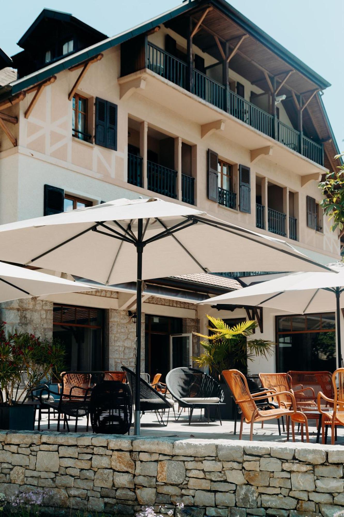 Hotel Le Cottage Bise Talloires Esterno foto