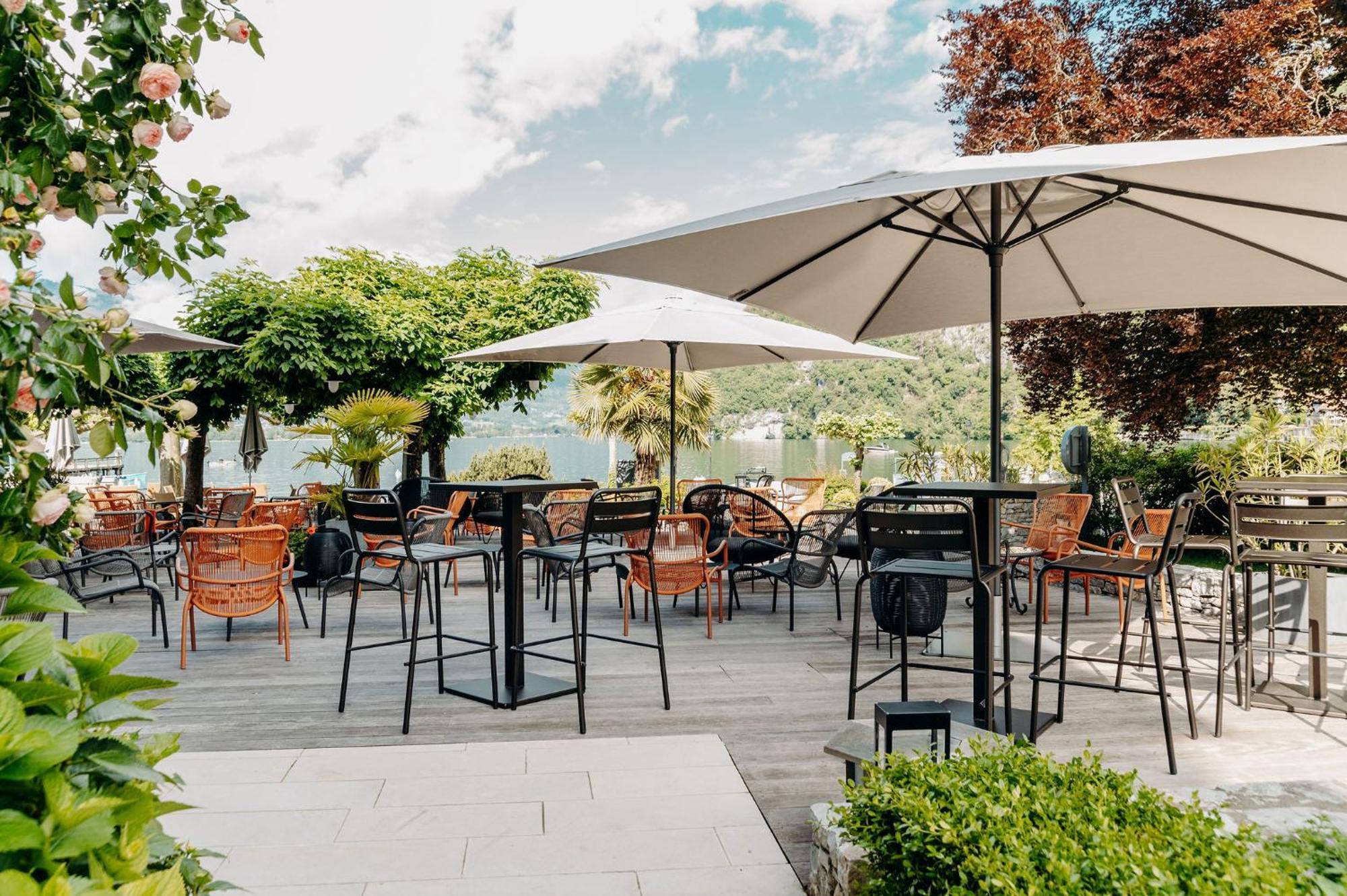 Hotel Le Cottage Bise Talloires Esterno foto